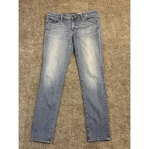 Treasure & Bond Women's Mid Rise Skinny Jeans Waist 32 Blue Denim